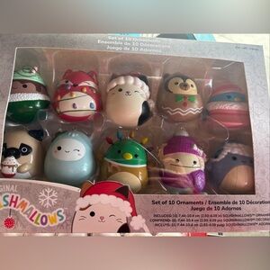 Squishmellow Ornament Set NWT/ Box